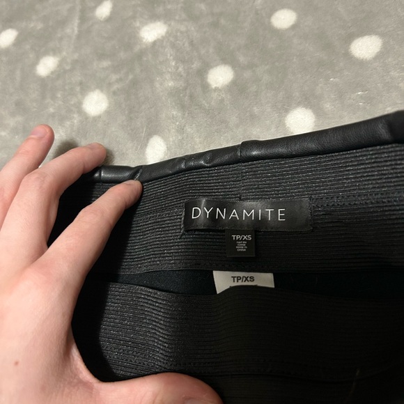 Dynamite Faux Leather Skirt - Picture 3 of 4